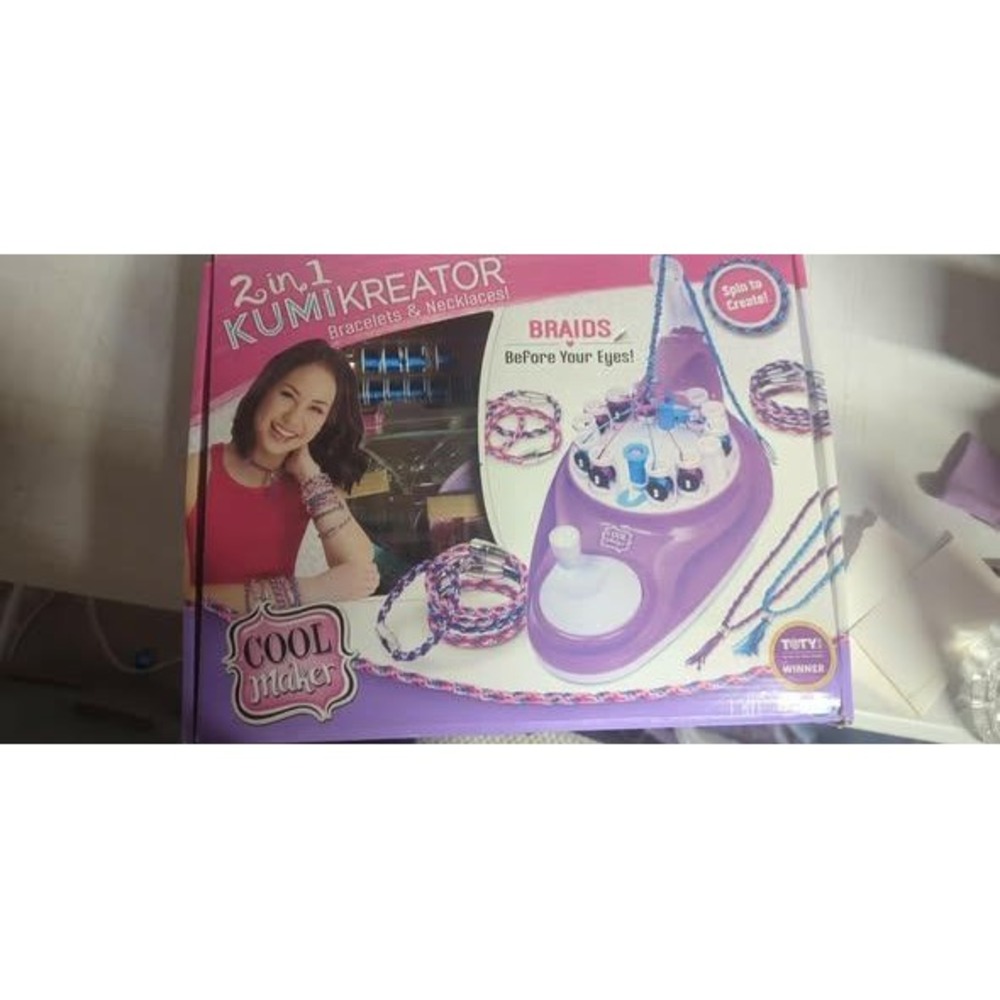 Cool Maker 2-in-1 KumiKreator Jewelry Maker Bracelet & Necklace Braiding Kit